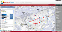 Loipenkarte und Übersichtskarte des Skilanglaufzentrum in der Rothaar Arena Westfeld, Sauerland